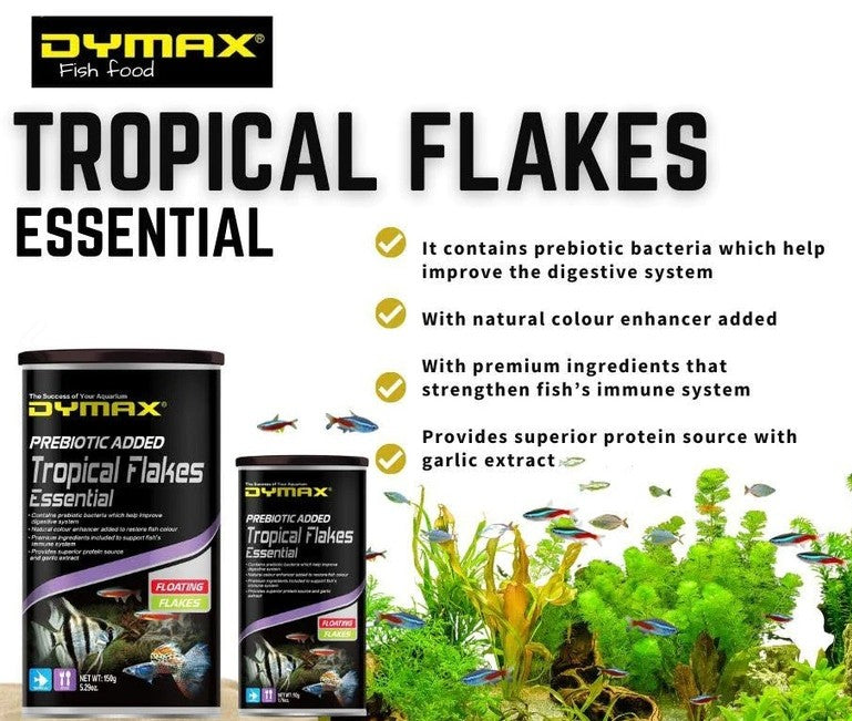 DYMAX TROPICAL FLAKES ESSENTIAL 500G