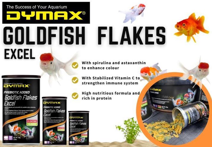 DYMAX GOLDFISH FLAKES 50G