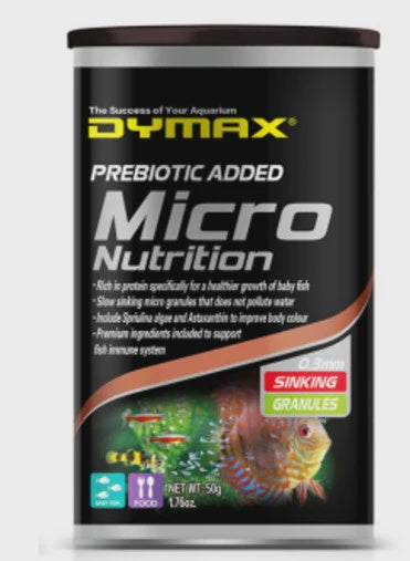 DYMAX MICRO NUTRITION SINKING PELLET 0.3MM 50G
