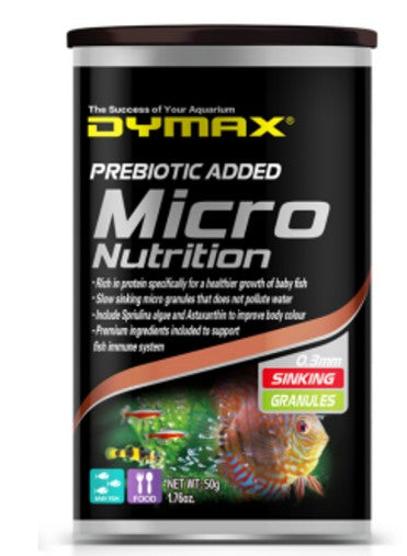 DYMAX MICRO NUTRITION SINKING PELLET 0.3MM 50G