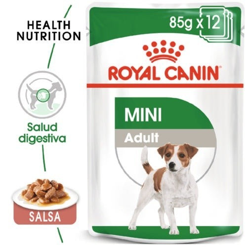 ROYAL CANIN DOG WET MINI ADULT IN GRAVY 85G 