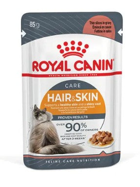 ROYAL CANIN CAT ADULT HAIR & SKIN WET 85G