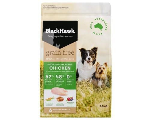 BLACK HAWK DOG GF CHICKEN AND RICE 2.5KG