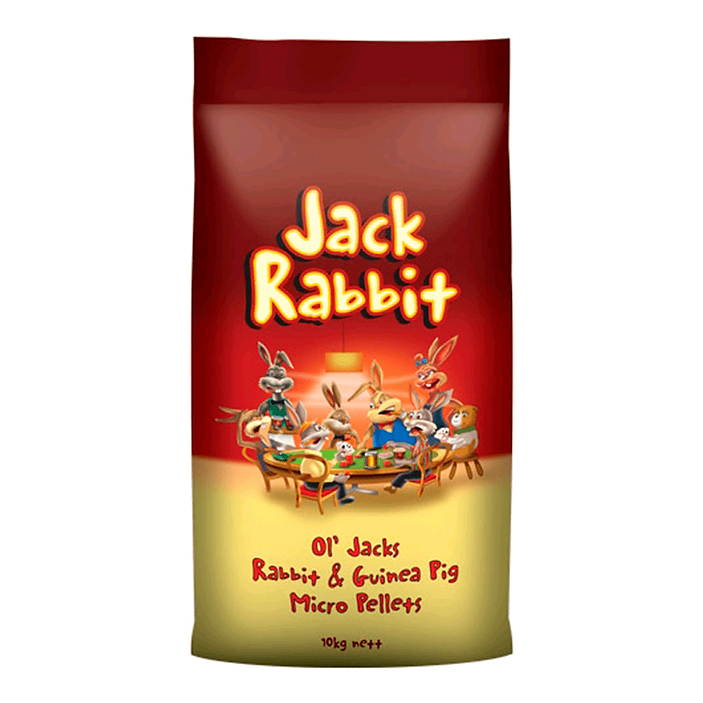 OL JACKS RABBIT & GUINEA PIG MIX PELLETS 10KG