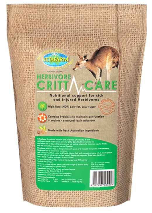 VETAFARM HERBIVORE CRITTACARE 350G