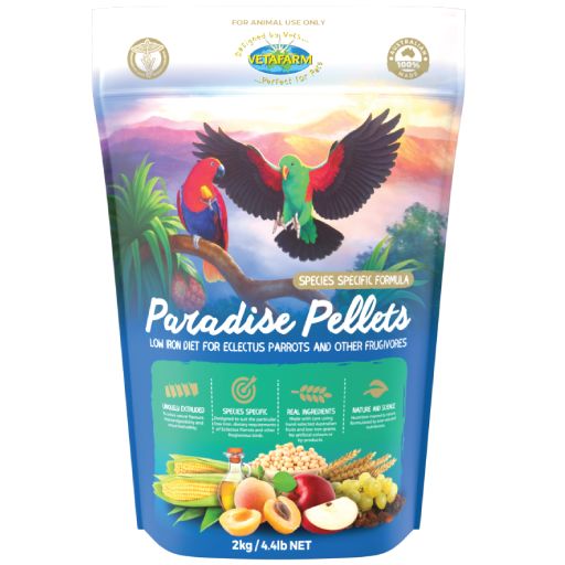 VETAFARM PARADISE PELLETS 2KG