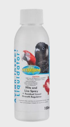 VETAFARM AVIAN INSECT LIQUIDATOR CONCENTRATE 100ML