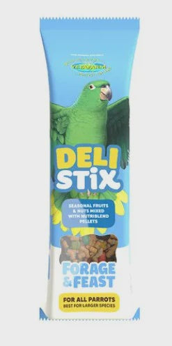 VETAFARM DELI STIX FORAGE + FEAST 100G