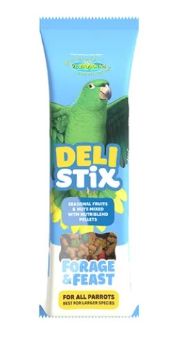 VETAFARM DELI STIX FORAGE + FEAST 100G