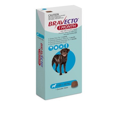 BRAVECTO BLUE 20-40KG (1 Month)