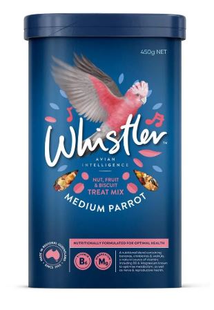 WHISTLER MEDIUM PARROT TREAT MIX 450G