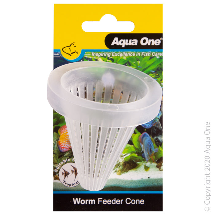 AQUA ONE WORM FEEDER CONE