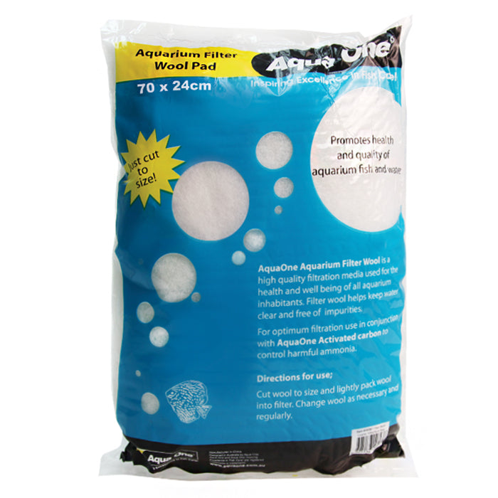 AQUA ONE AQUARIUM FILTER WOOL PAD