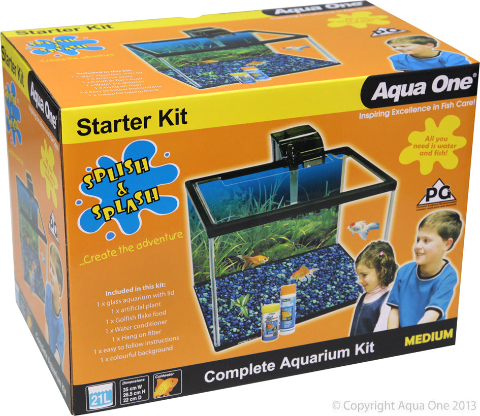 AQUA ONE SPLISH & SPLASH STARTER KIT 21L