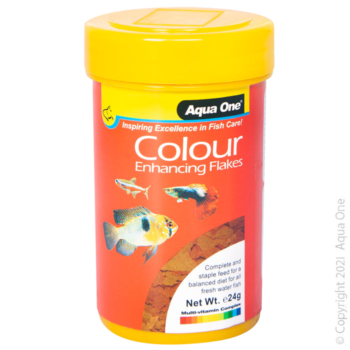 AQUA ONE COLOUR ENHANCING FLAKES 24G