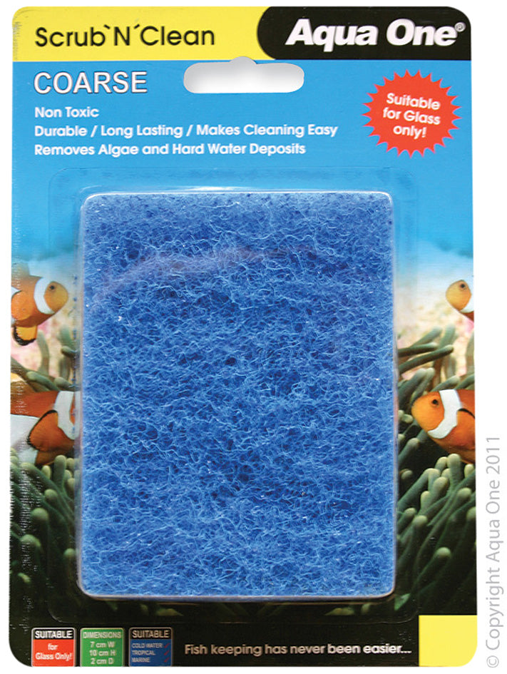 AQUA ONE SCRUB N CLEAN ALGAE PAD HEAVY DUTY