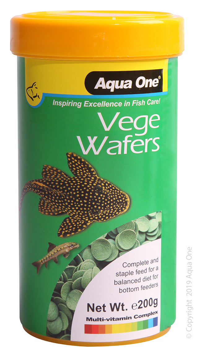 AQUA ONE VEGE WAFER FOOD 200G