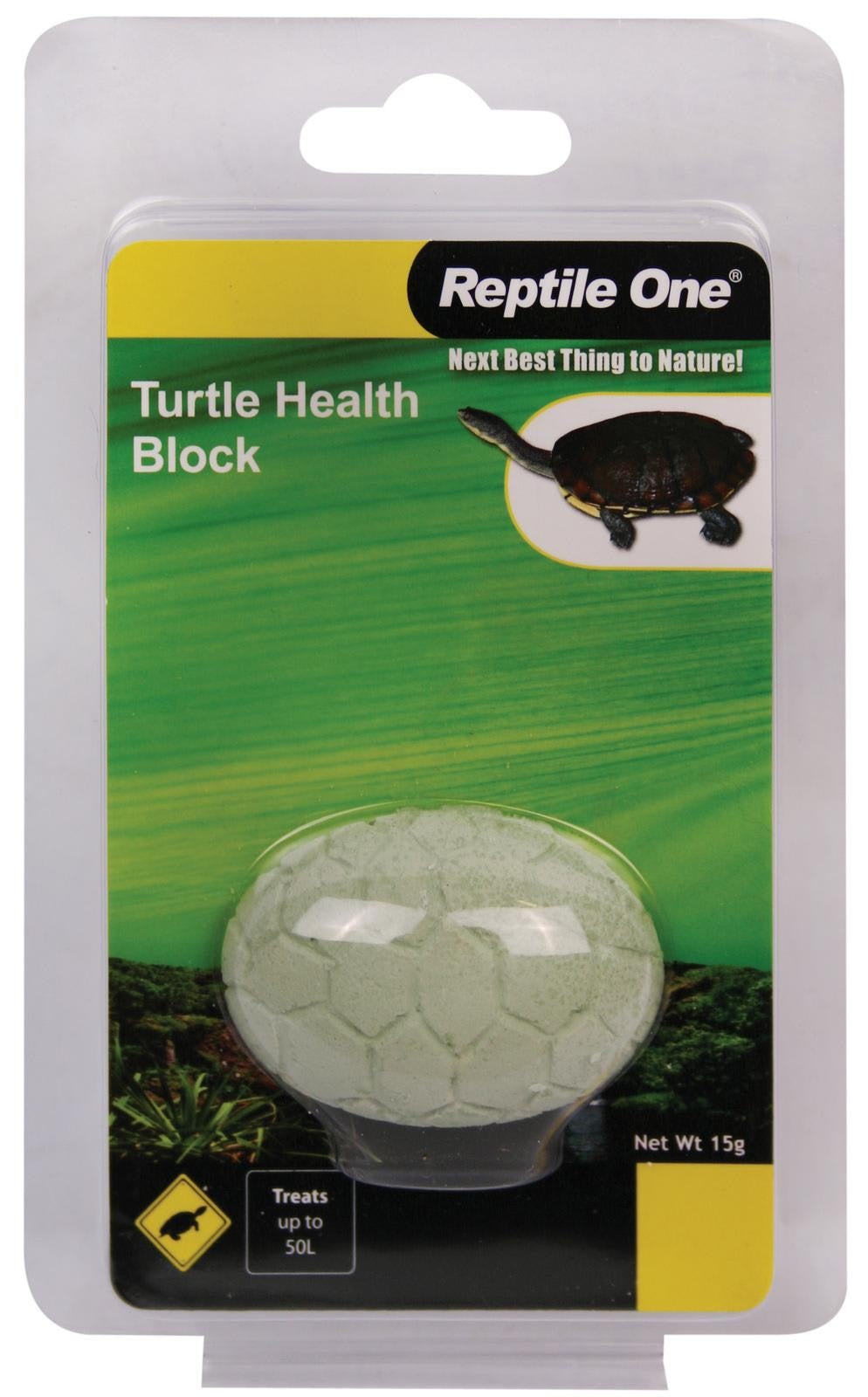 REPTILE ONE Turtle Health Block 15 Gram with Calcium, Vitamin D & Minerals