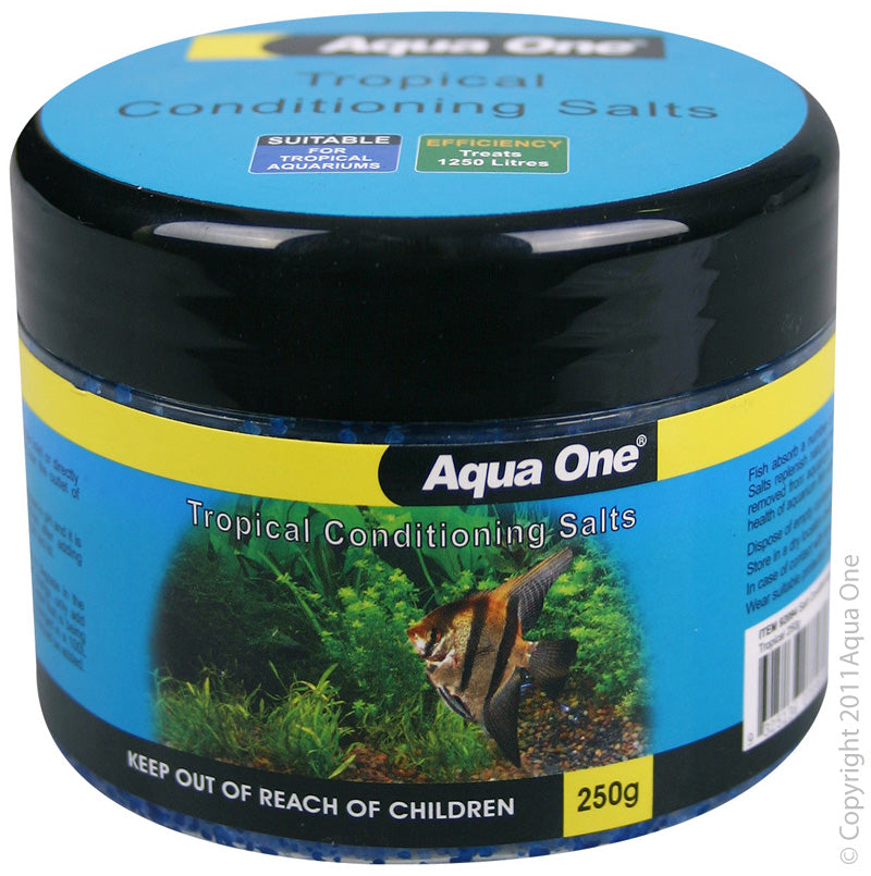 AQUA ONE TROPICAL CONDITIONING SALT 250G