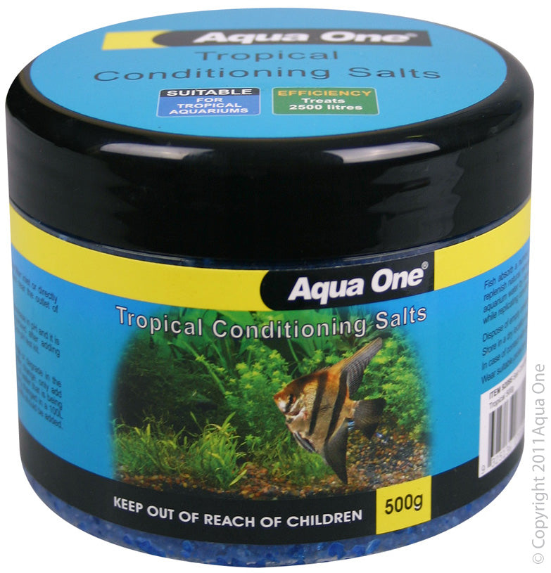 AQUA ONE TROPICAL CONDITIONING SALT 500G