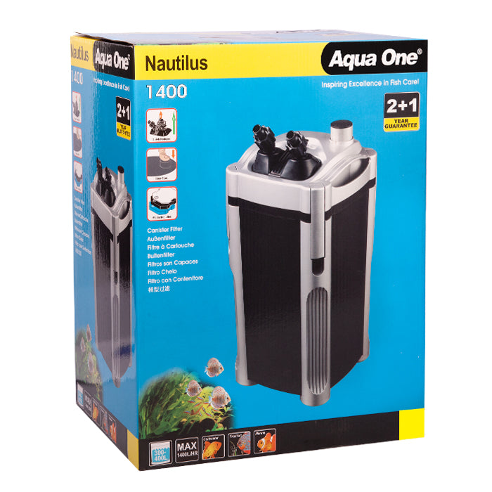 AQUA ONE NAUTILUS 1400 CANISTER FILTER 1400LH