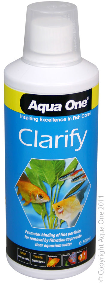 AQUA ONE WATER CLARIFIER TREATMENT 500ML