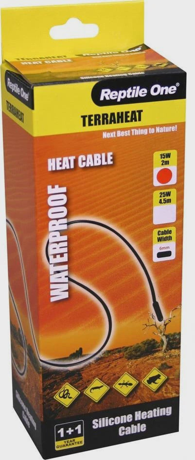 REPTILE ONE 2 METER WATERPROOF HEAT CORD 15 WATT
