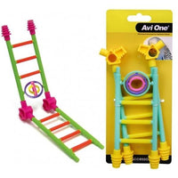 Avi One Bird Toy Construct a Game with Turning Rings