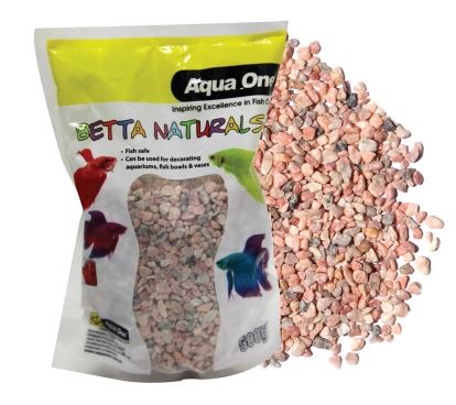 AQUA ONE Y BETTA NATURALS GRAVEL RED HOT 500G