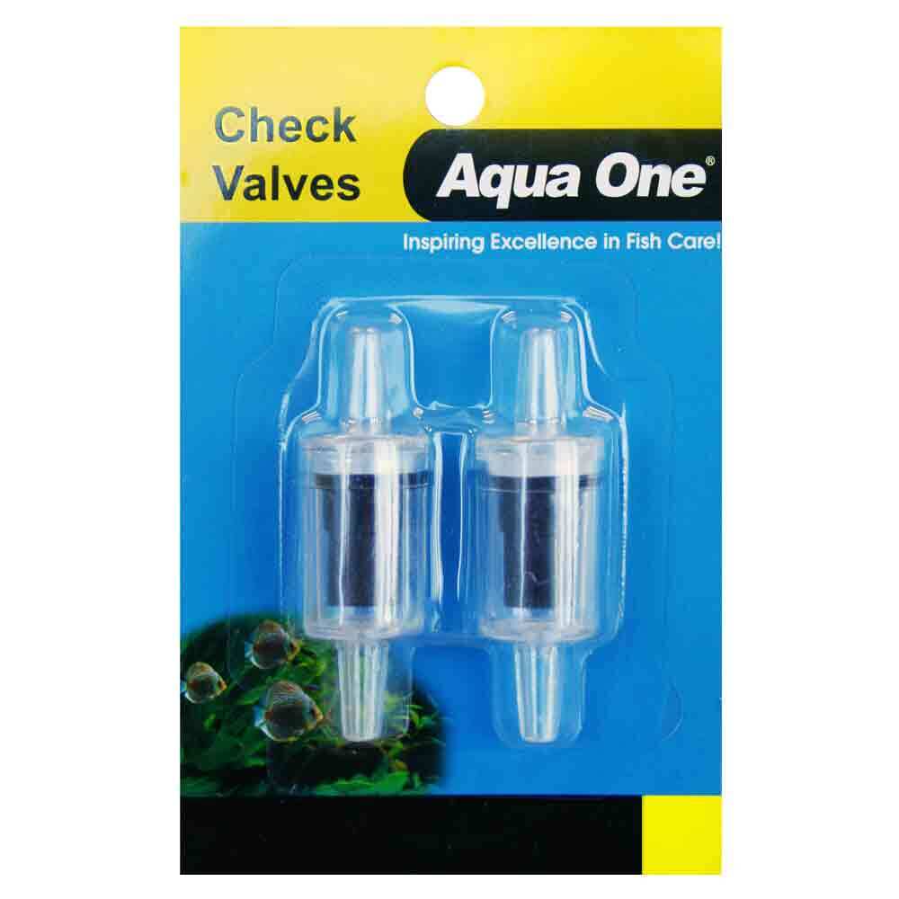 AQUA ONE AIR LINE CHECK VALVE CARDED 2PK