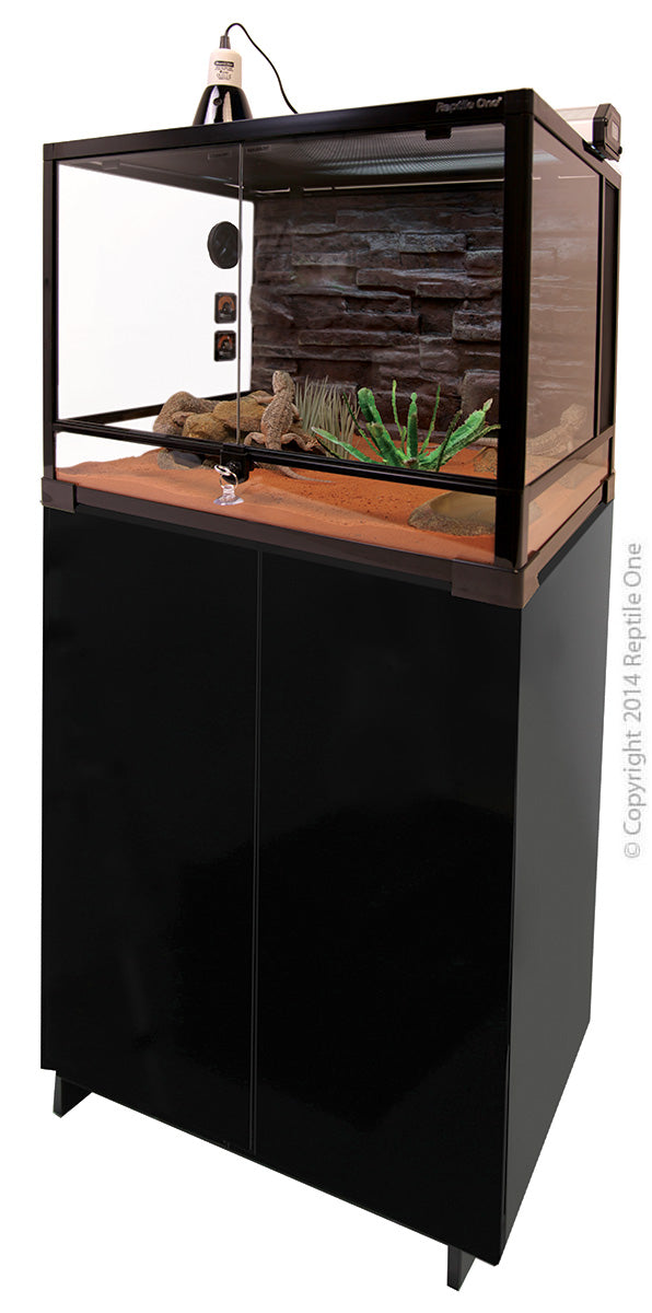 REPTILE ONE RTF 600H GLASS HINGED TERRARIUM 60X45X45