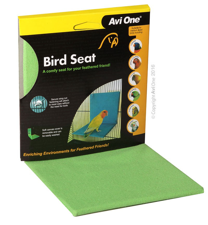 AVI ONE BIRD SEAT FABRIC 14X14CM