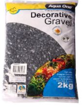 AQUA ONE NATURAL GRAVEL BLACK PHANTOM 2KG