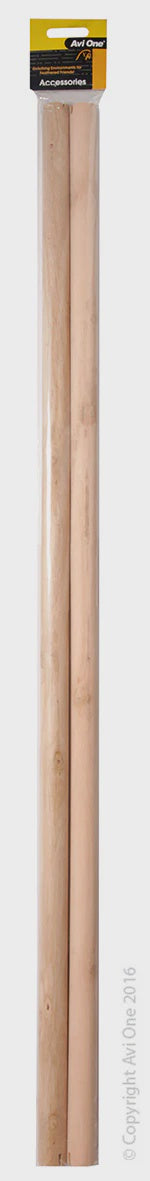 AVI ONE WOODEN PERCH 60CM X 19CM 2PACK