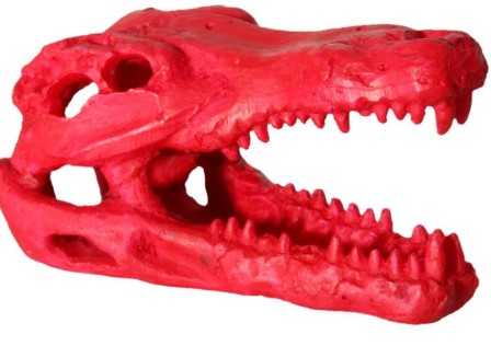 AQUA ONE ALLIGATOR SCULL RED