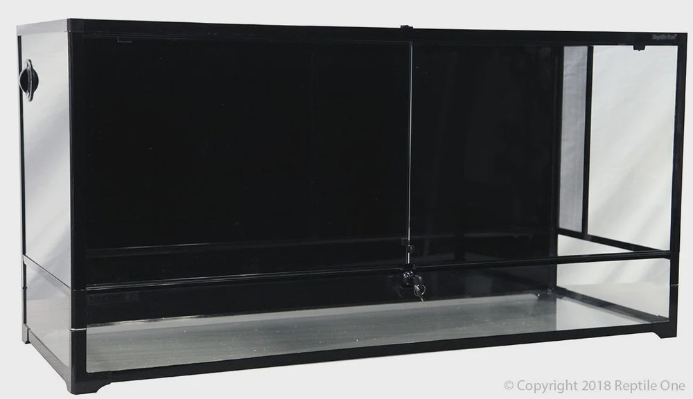 REPTILE ONE RTF 1200HT GLASS HINGED DOOR TERRARIUM