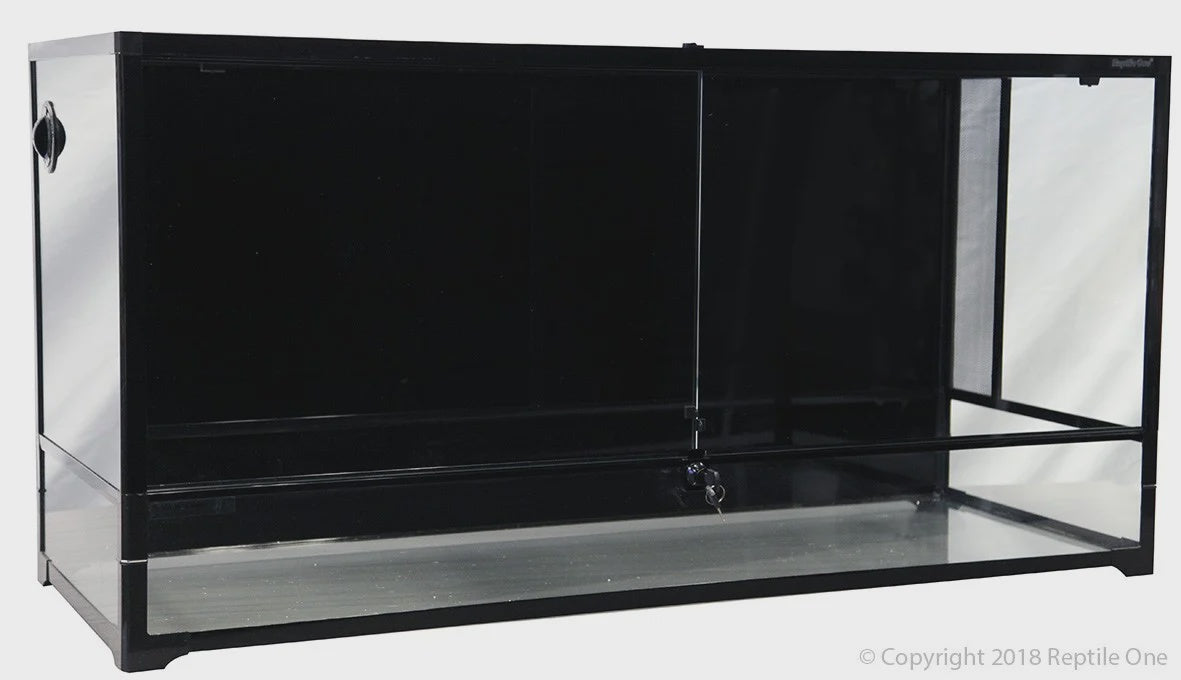 REPTILE ONE RTF 1200HT GLASS HINGED DOOR TERRARIUM