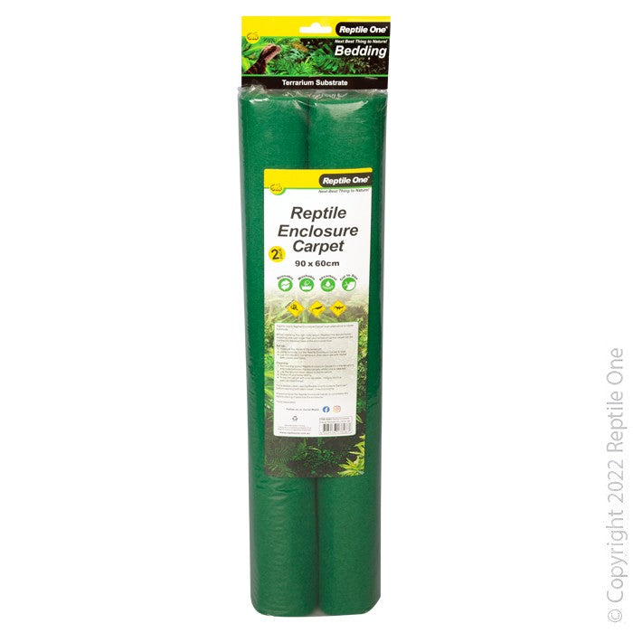 REPTILE ONE REPTILE ENCLOSURE CARPET REUSABLE 90CM 2PK