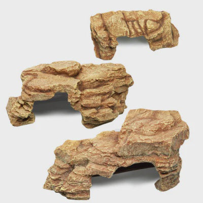 REPTILE ONE CLAY CAVE MED 26.5Wx18.3dx10.5cmh