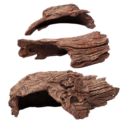 REPTILE ONE WOOD SHELTER ORNAMENT 35X19X13.2