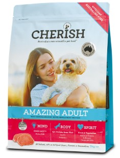 CHERISH DOG AMAZING ADULT PORK 8KG [FL:PORK SZ:8]