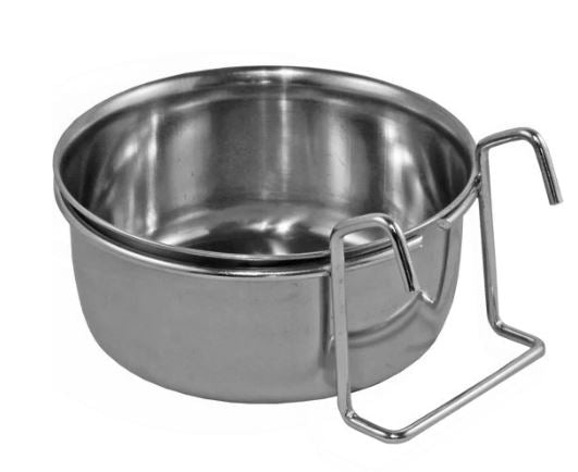 STAINLESS STEEL COOP CUP WITH HANGER 5OZ/147ML