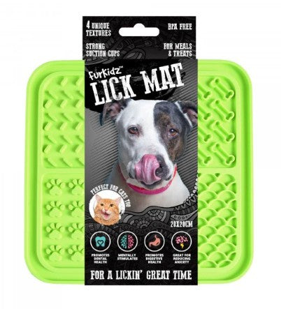 FURKIDZ LICK MAT GREEN