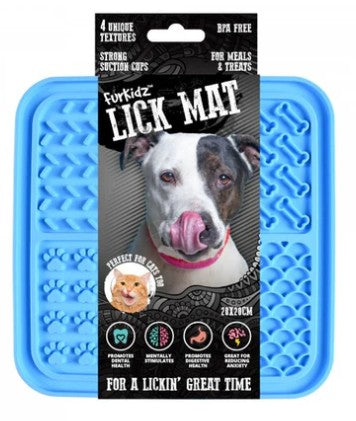 FURKIDZ LICK MAT BLUE