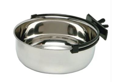 ZEEZ SECUREAPET STAINLESS STEEL BIRD BOWL 300ML