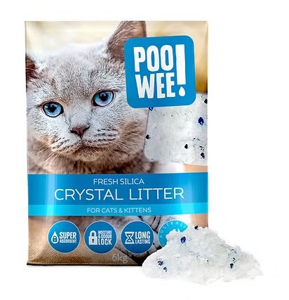 POO WEE CAT LITTER FRESH CRYSTALS 6KG