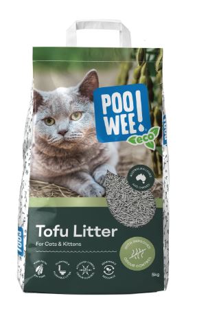 POO WEE CAT LITTER ECO TOFU FLUSHABLE 5KG