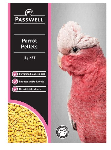 PASSWELL PARROT PELLETS 1KG