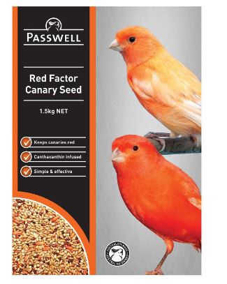 PASSWELL RED FACTOR CANARY SEED 1.5KG