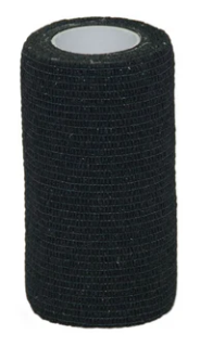 VALUWRAP COHESIVE BANDAGE BLACK 10CM